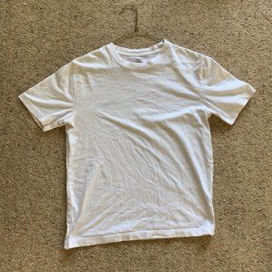 George- White T Shirt- Men's Size Small- 100% Cotton